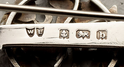 Boer War Sterling Silver Sweetheart Brooch, Rifle, S Africa 1900-2